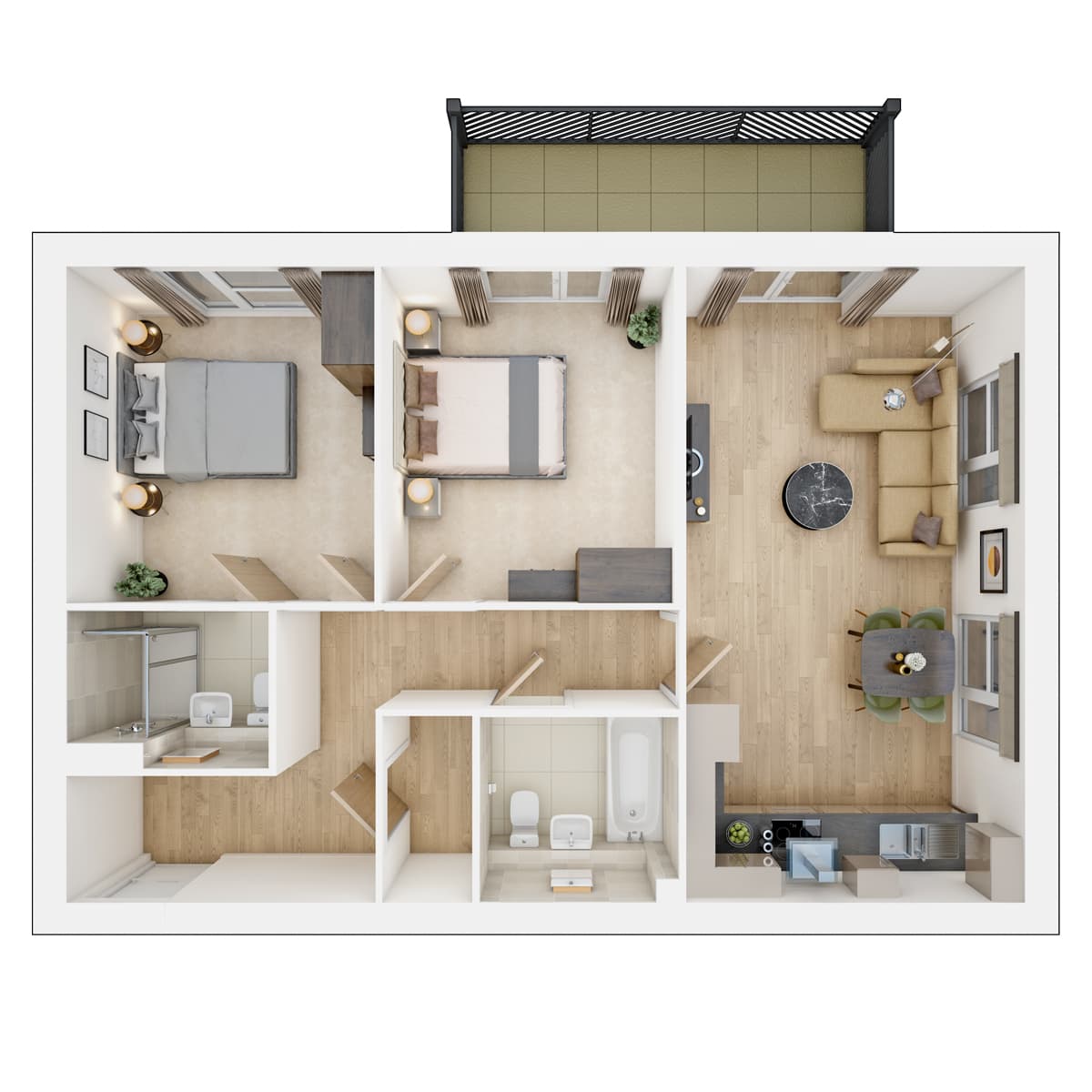 Block C The Chestnut plots 42 45 48 