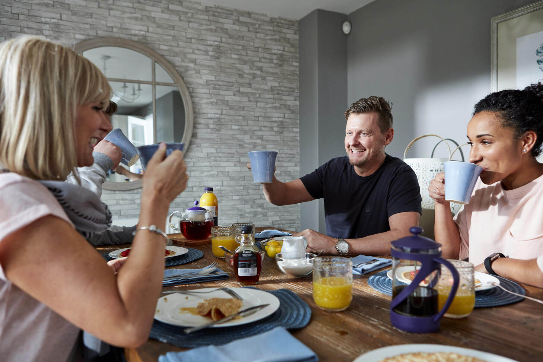 Breakfast with friends