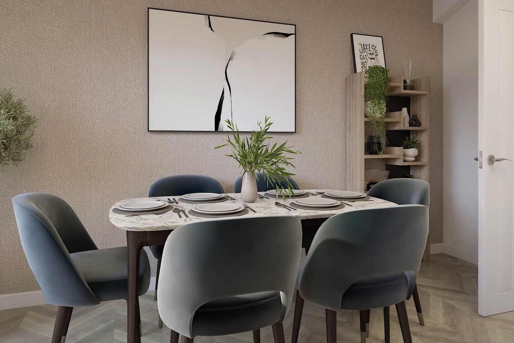 Lounge dining area 1b