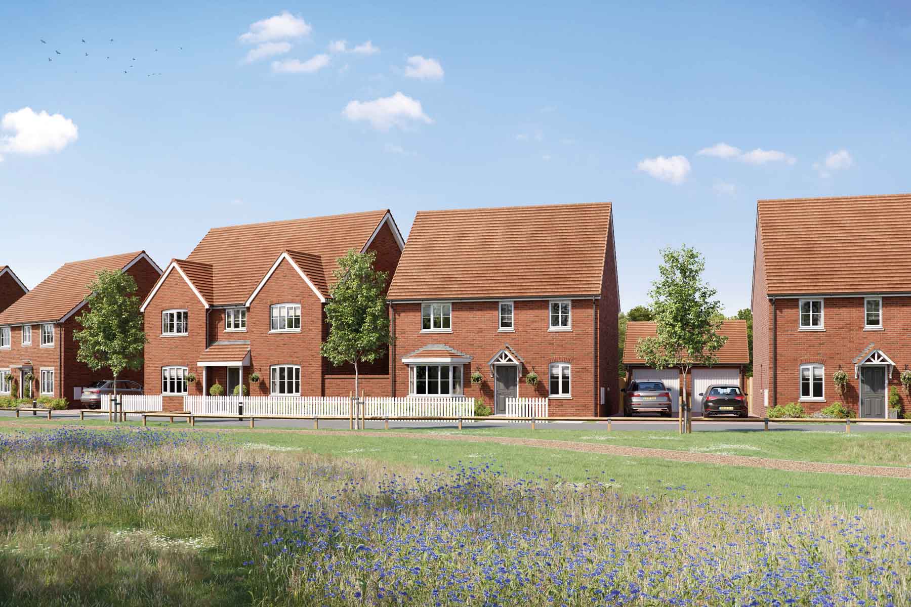A range of 2, 3, 4 & 5 bedroom homes