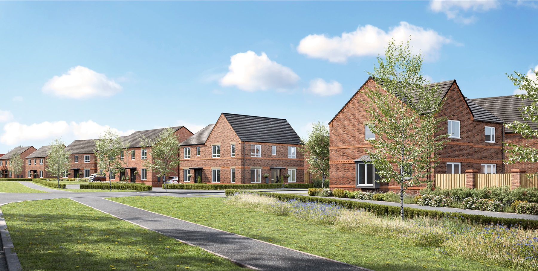 Discover a mix of 2, 3 and 4 bed homes