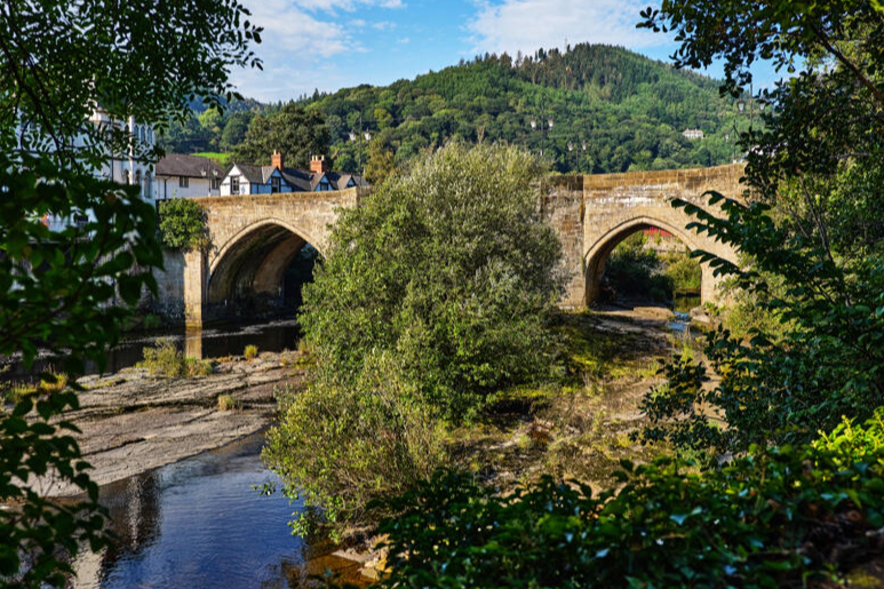 Bridge across the River Dee Llangollen
