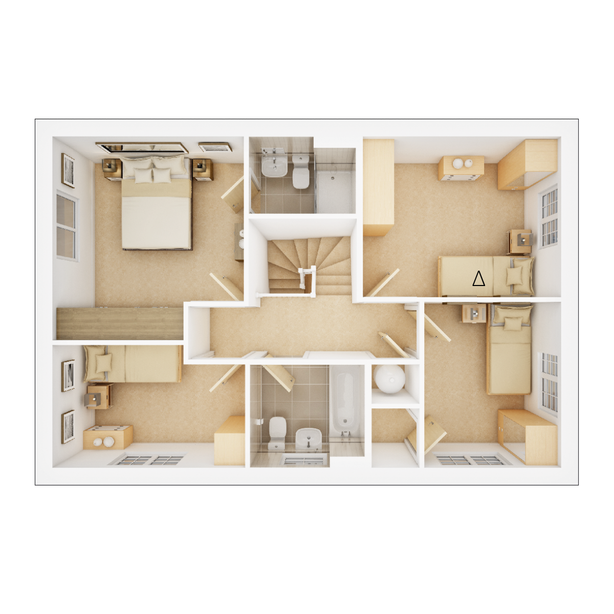 Trusdale First Floor plan
