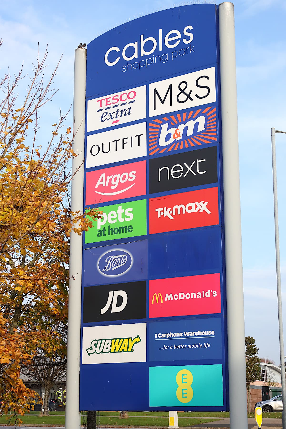 Cables shopping centre