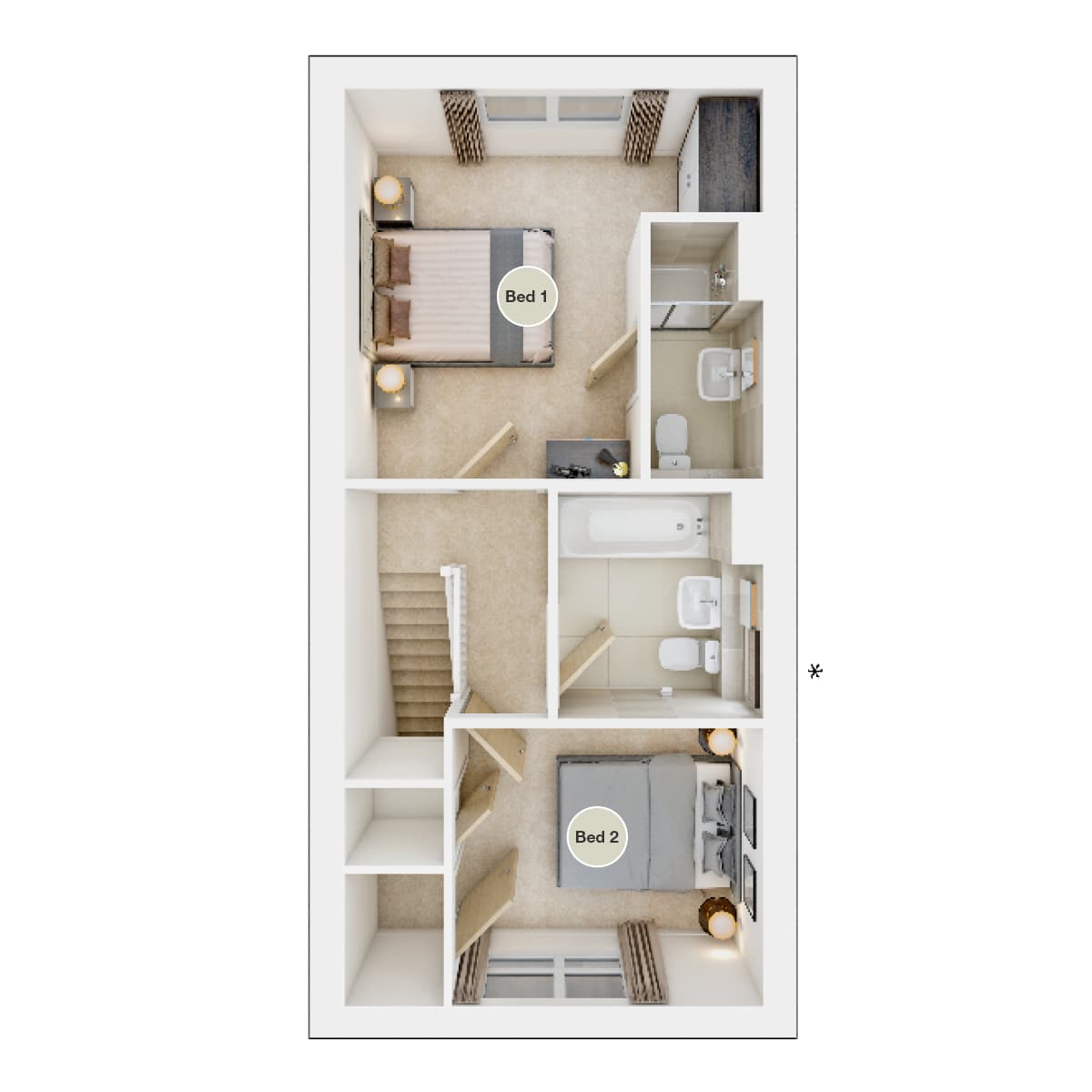 First floor of the Beaford