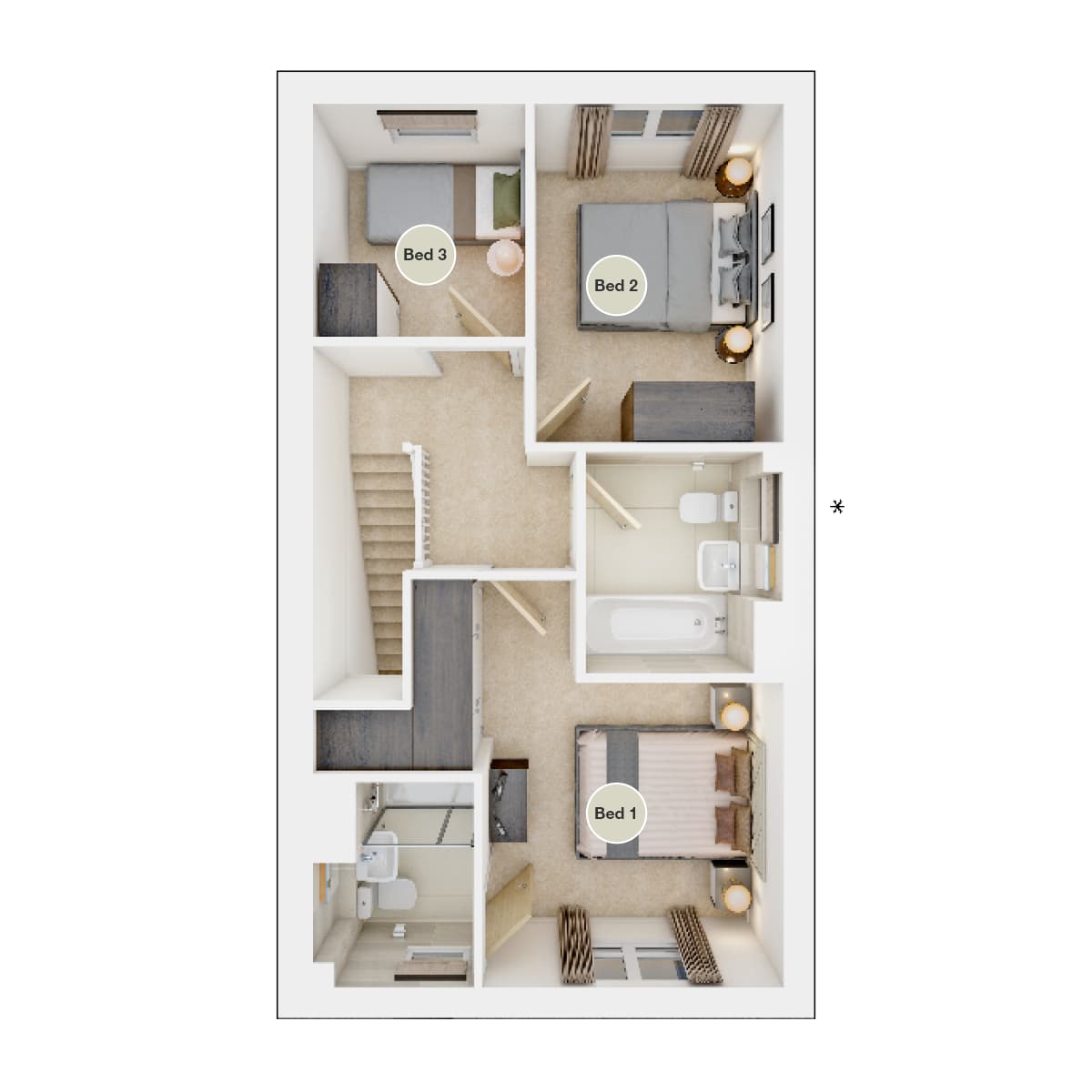 First floor of the Brambleford