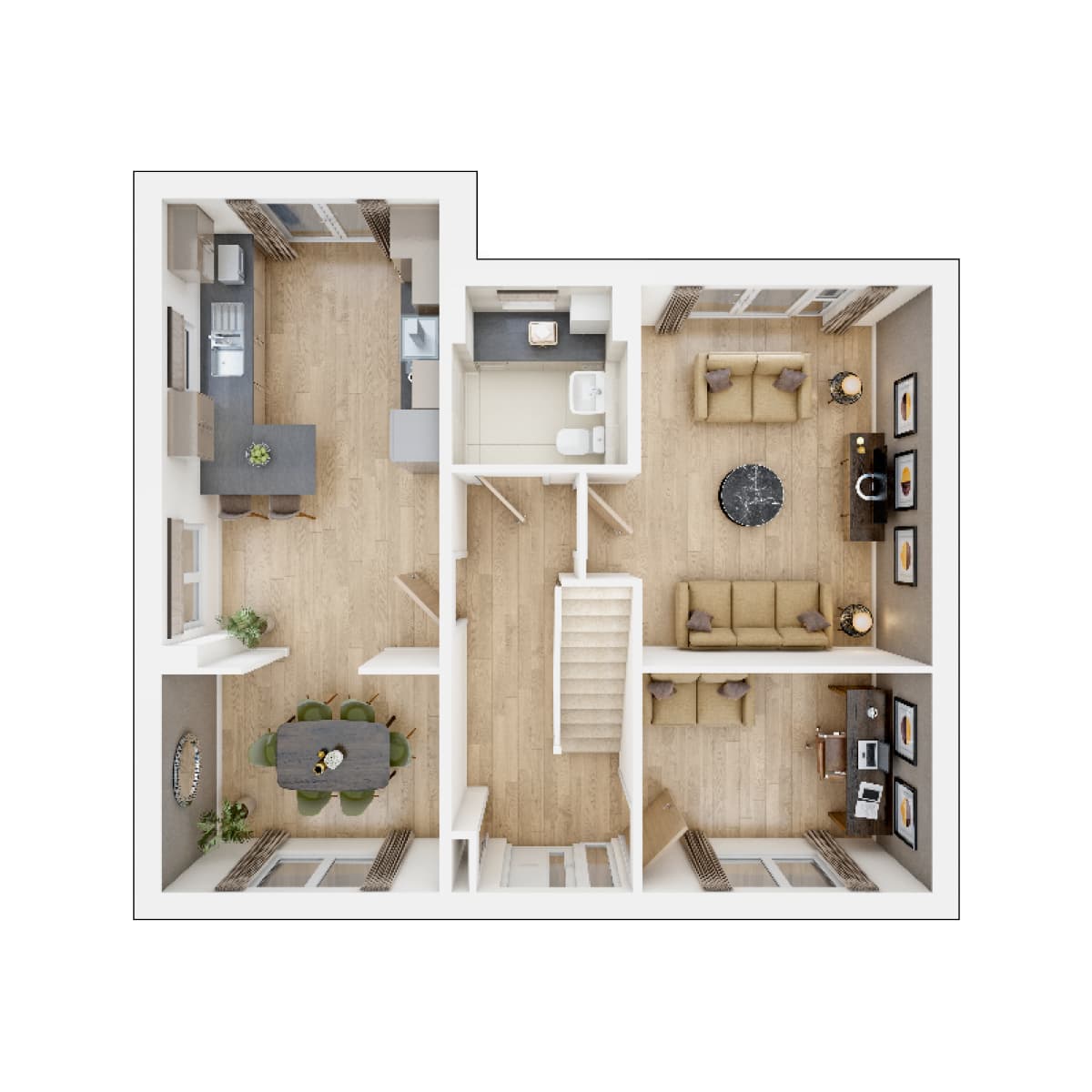 Ground floor of the Wansdale