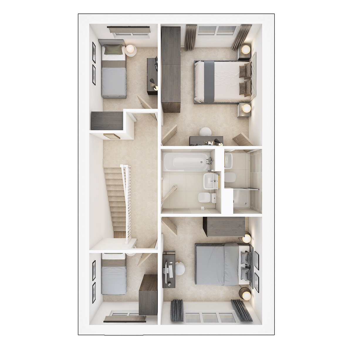 The Lydford First Floor plan