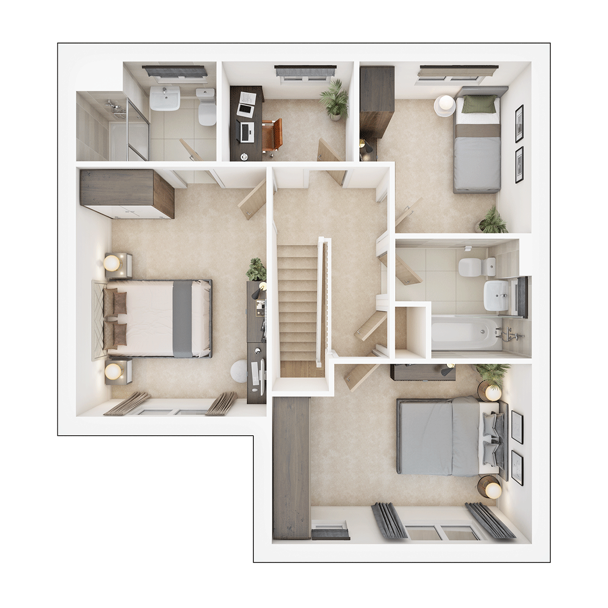 The Amersham First Floor plan