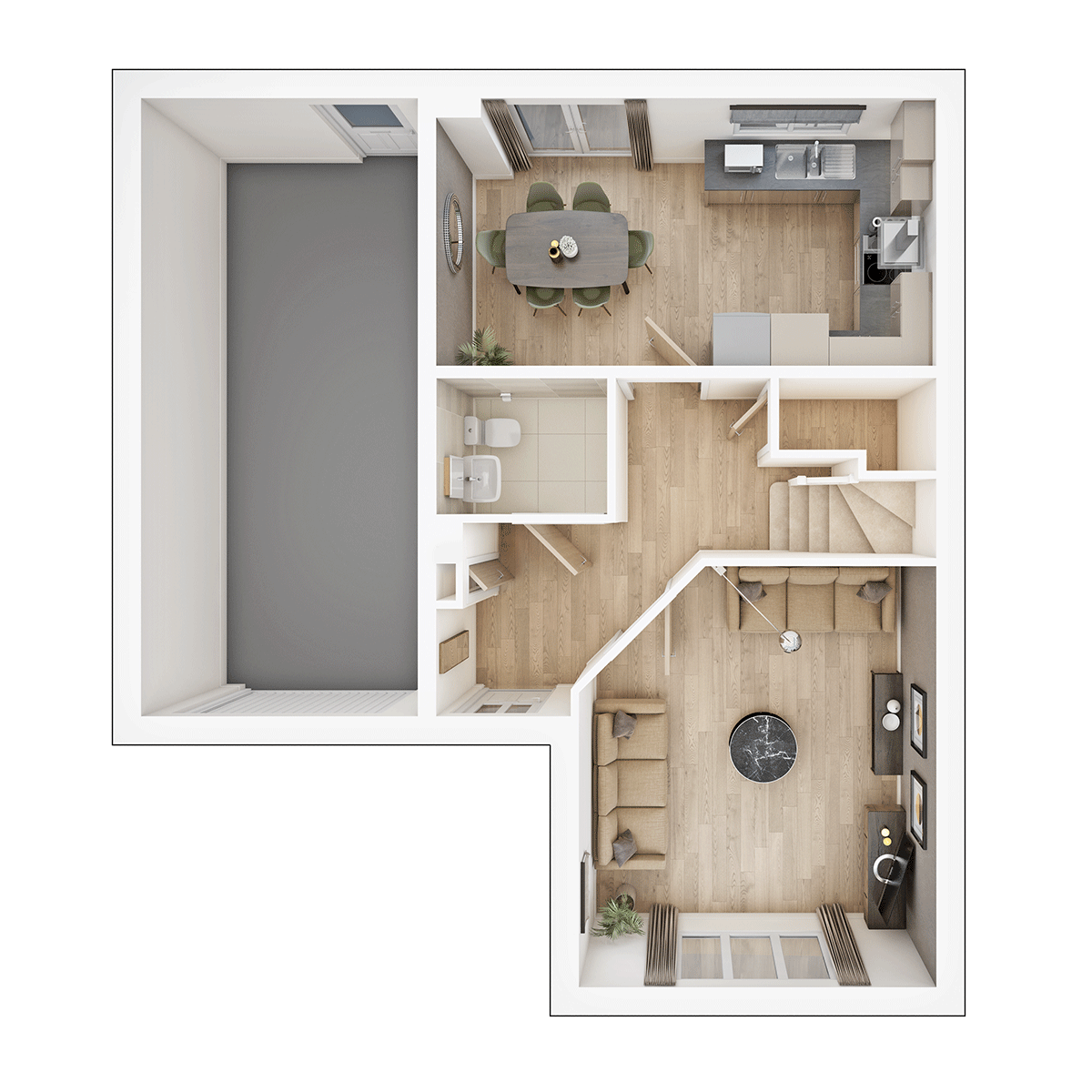 The Coltham Ground Floor plan
