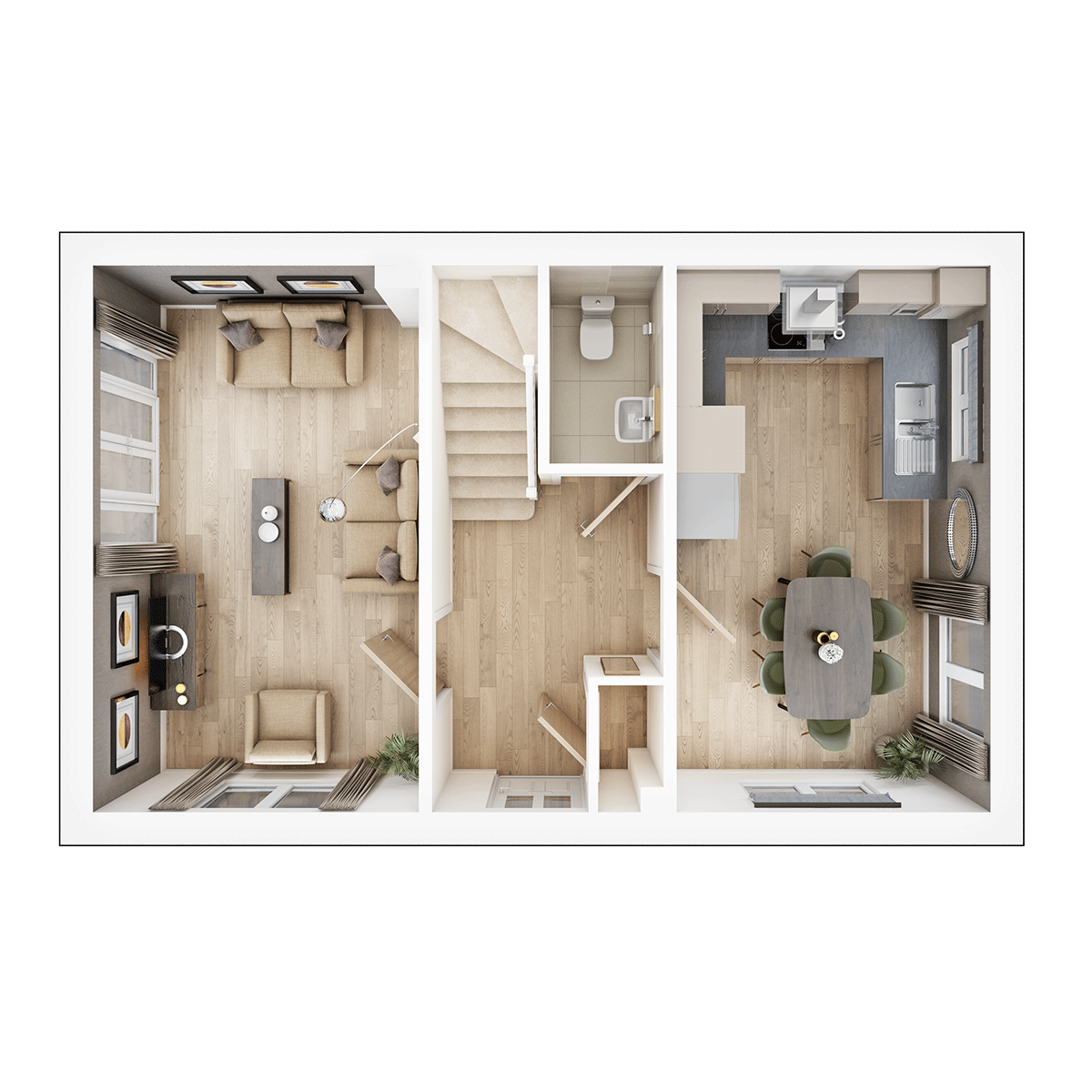 The Trusdale Ground Floor plan