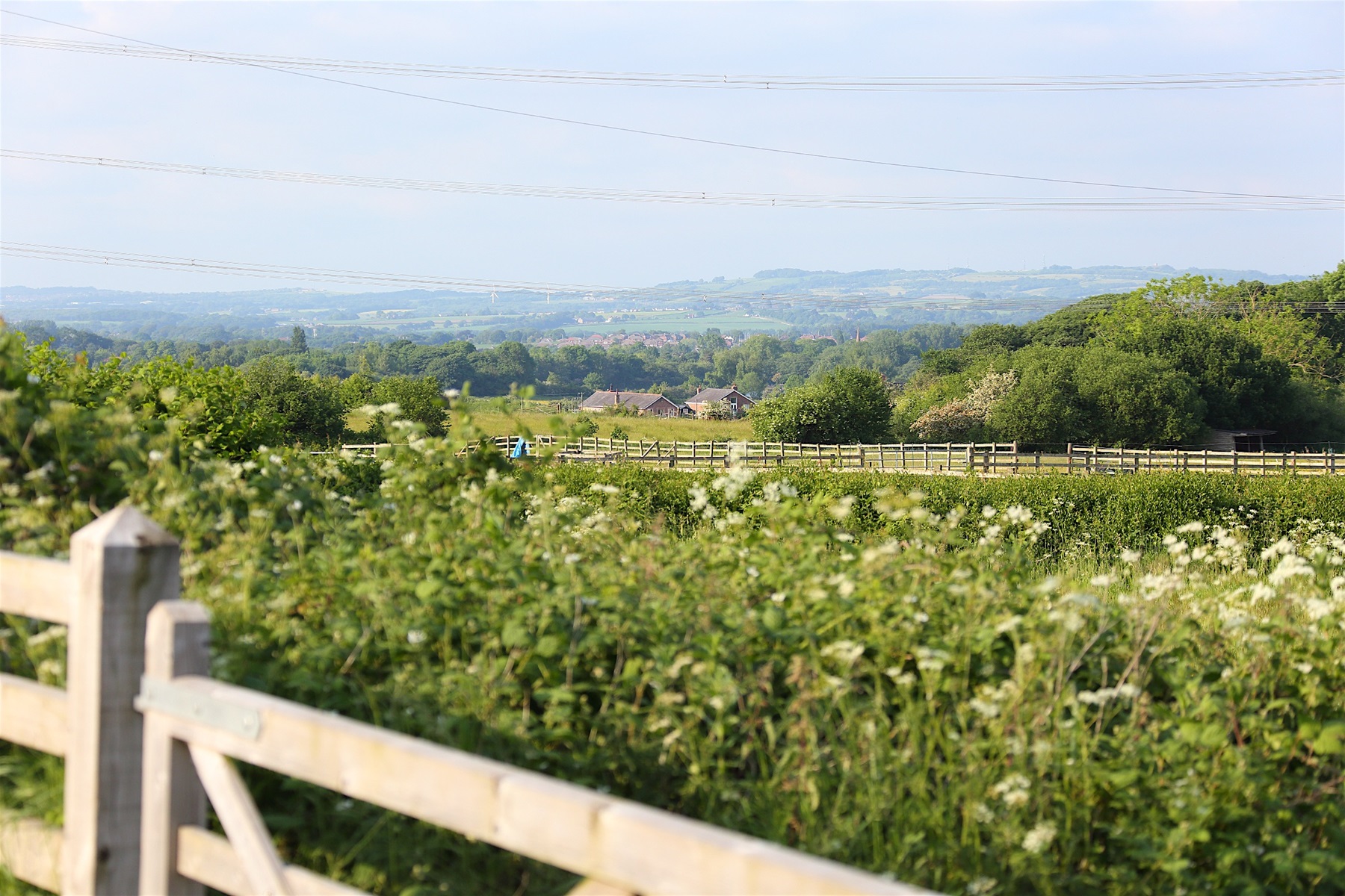 Nearby green open space in Prescot