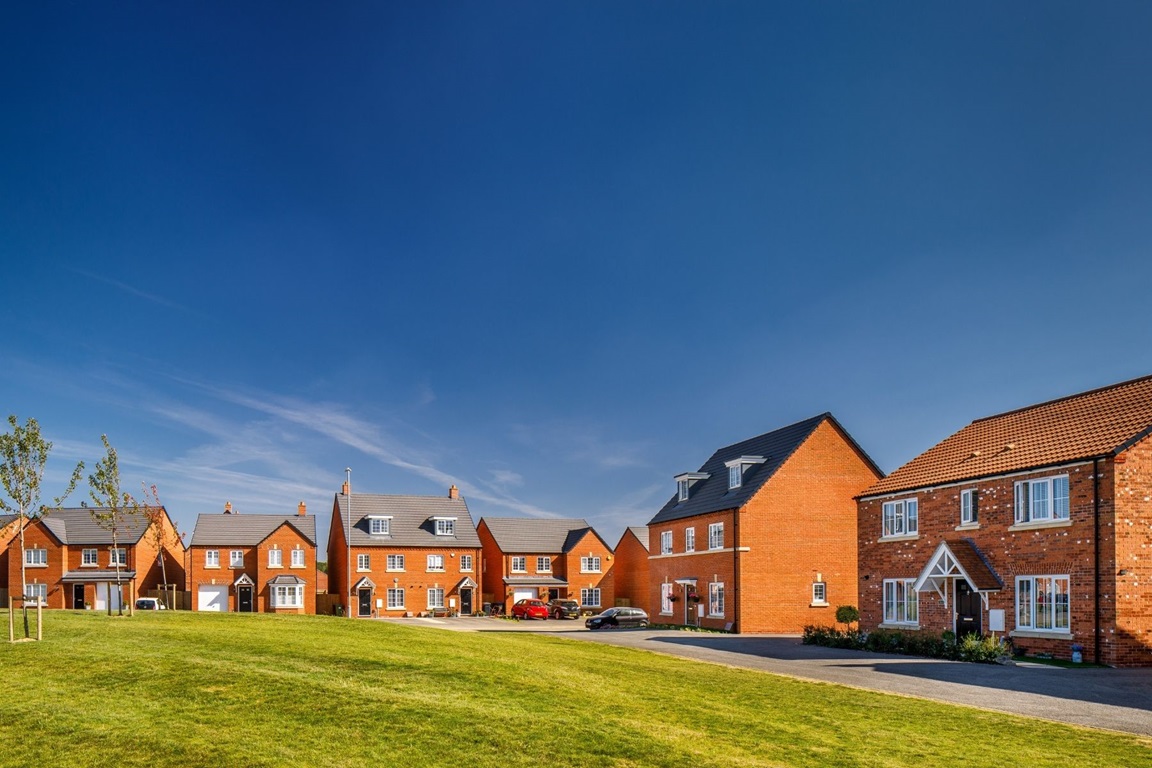 Typical Taylor Wimpey street scene