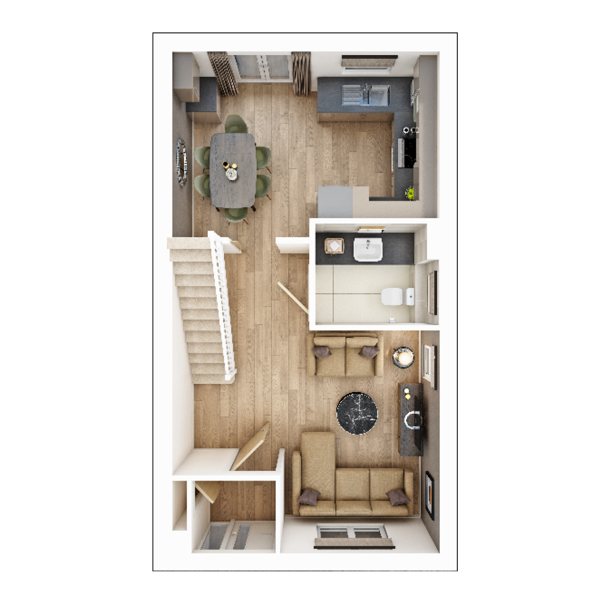 Ground Floor plan of The Brambleford