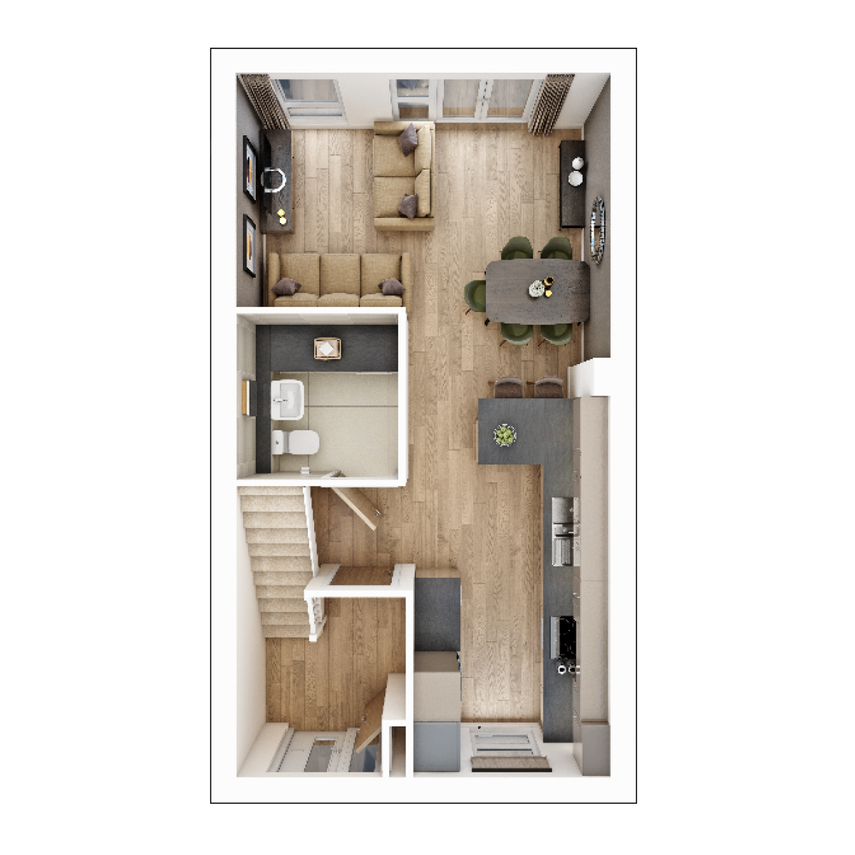 Ground Floor plan of The Owlton