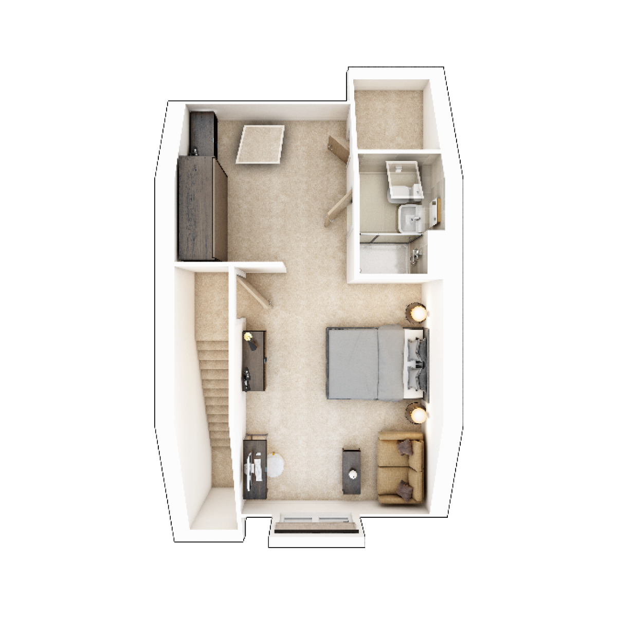 Second Floor plan of The Owlton