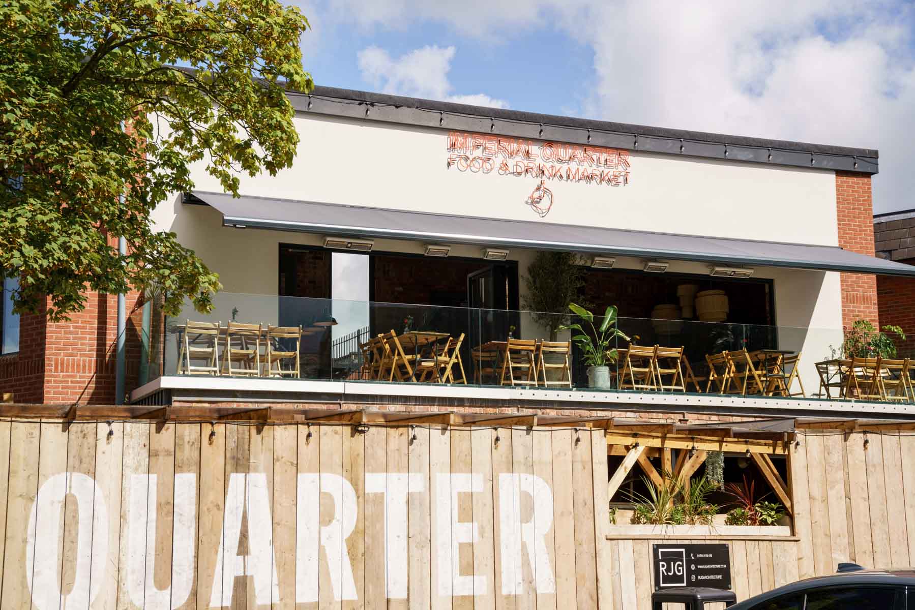 Take a trip to the Imperial Quarter food & drink market