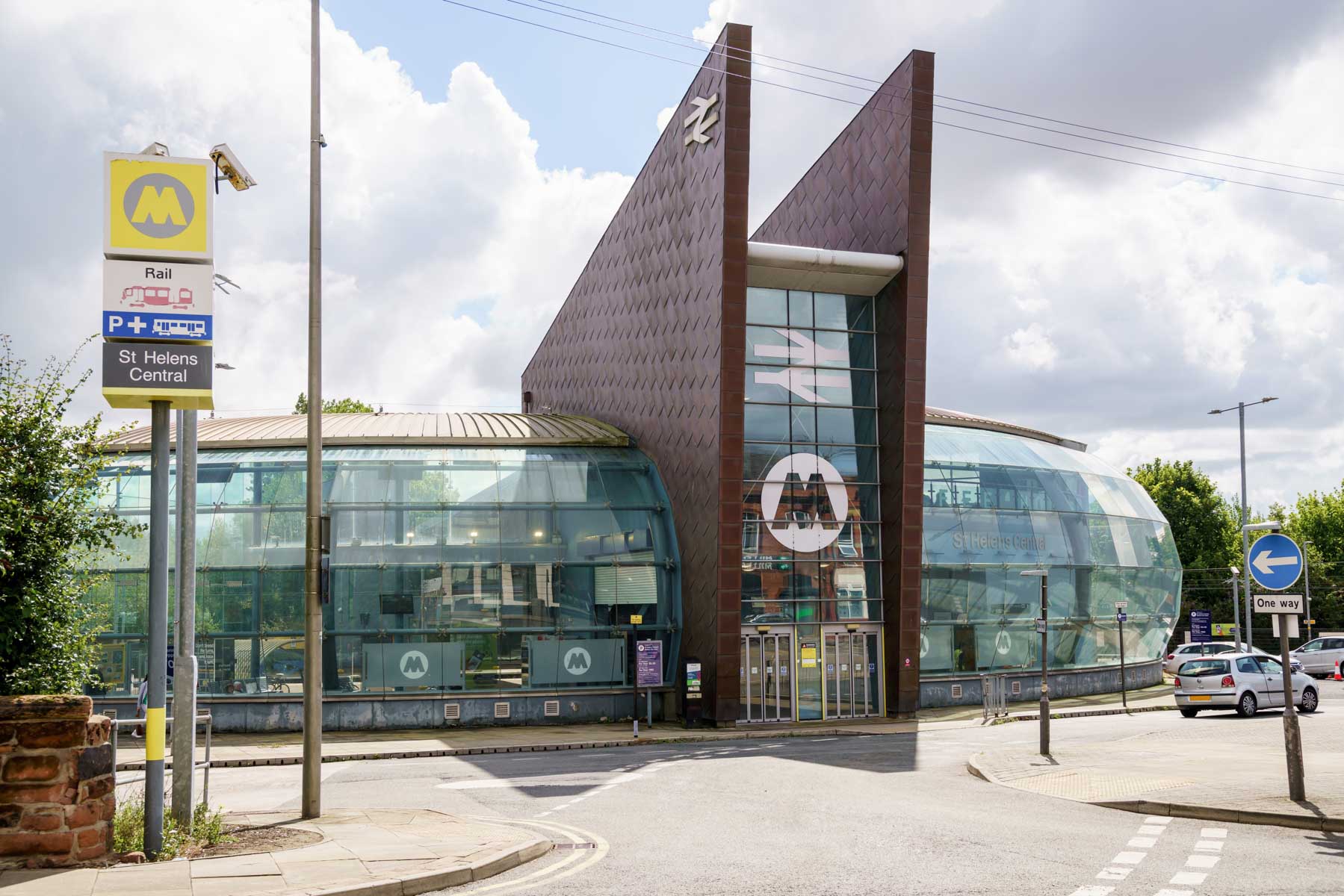 The train station hosts excellent travel links