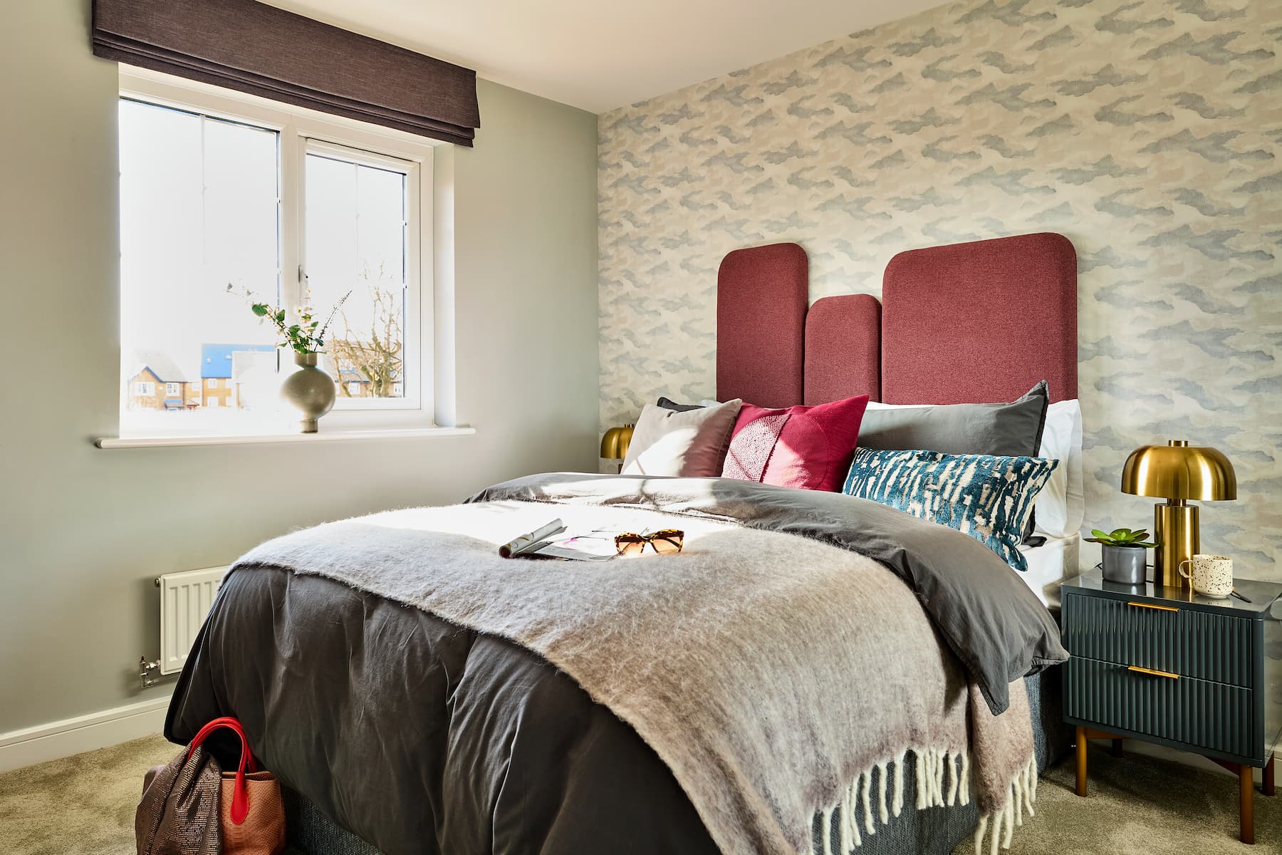 The second double bedroom at the Coltham