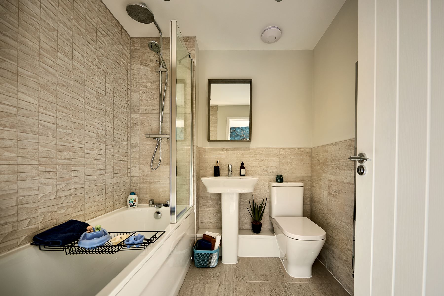 The main family bathroom serves all bedrooms