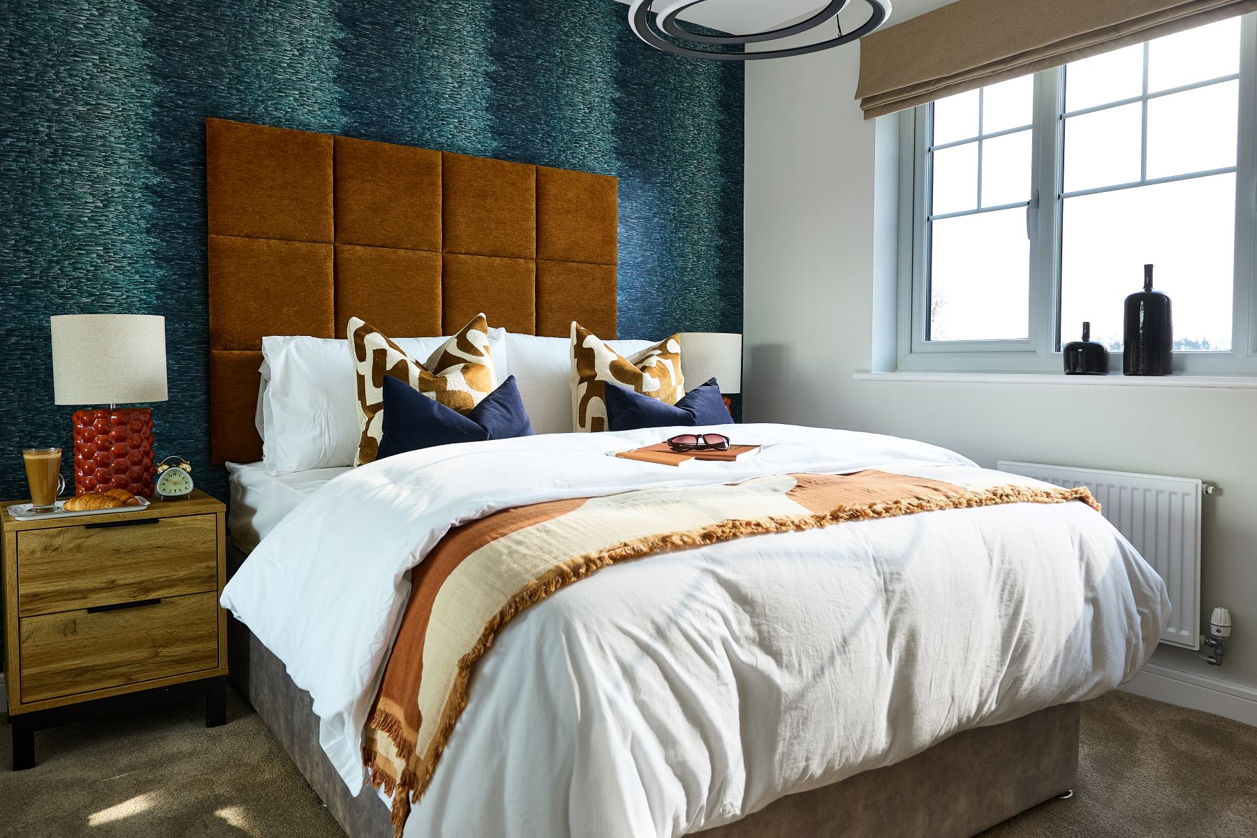The second double bedroom at the Lydford