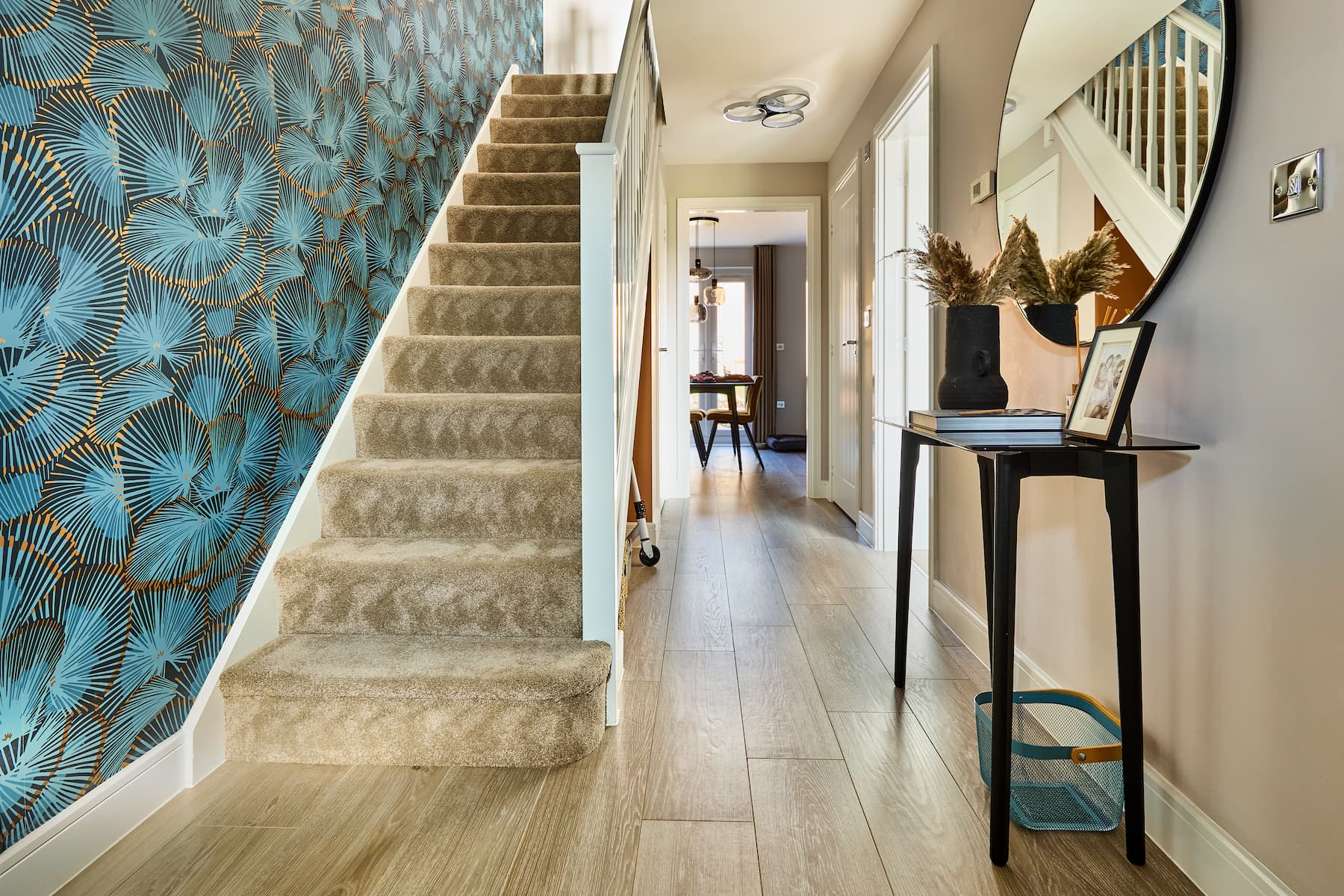 A welcoming hallway invites you into the Lydford