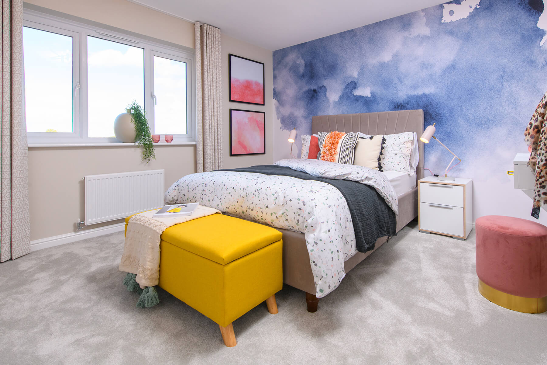 A second double bedroom