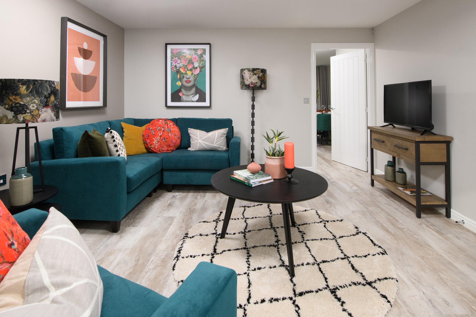 Beautifully modern lounge area