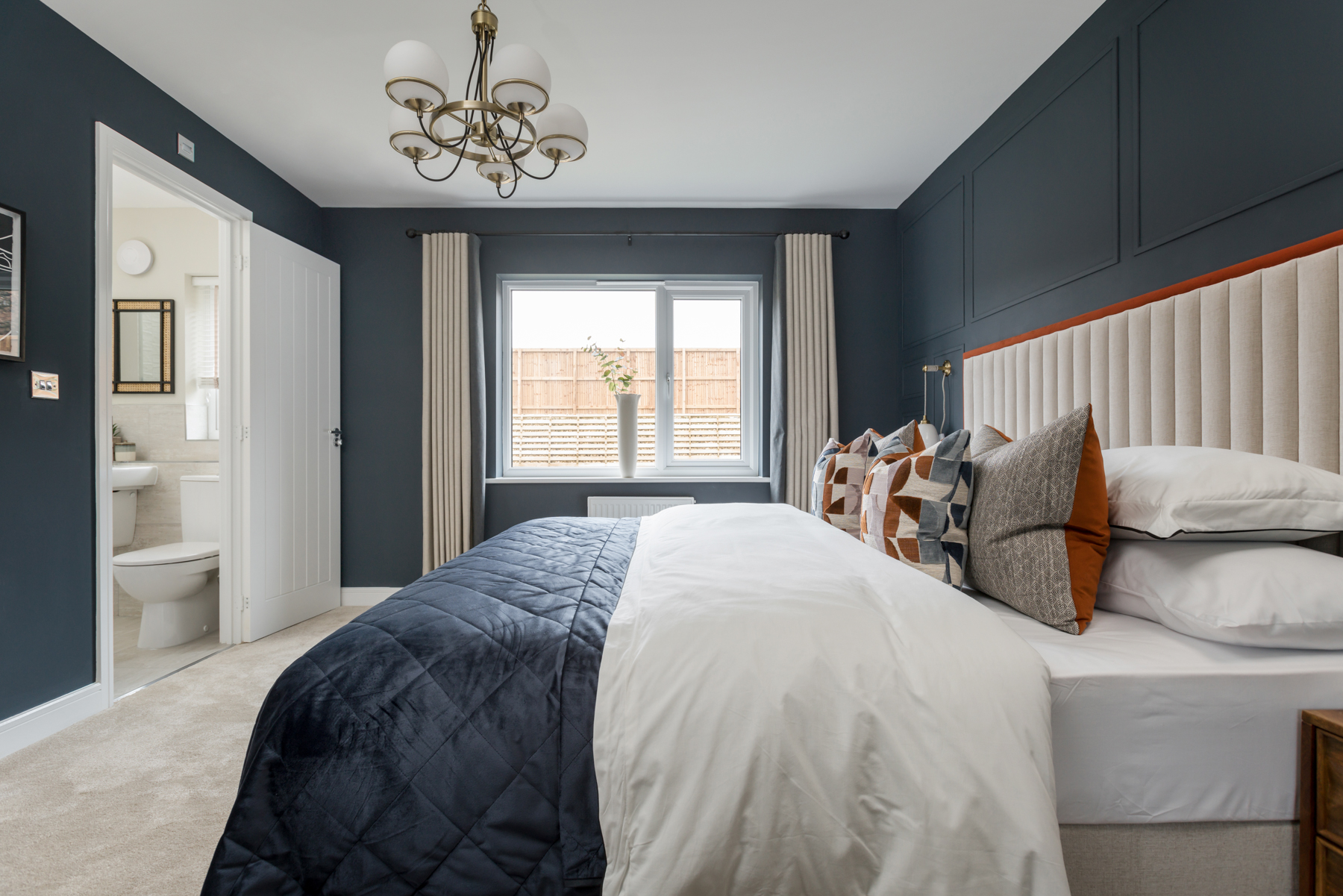 A convenient en-suite serves Bedroom 1