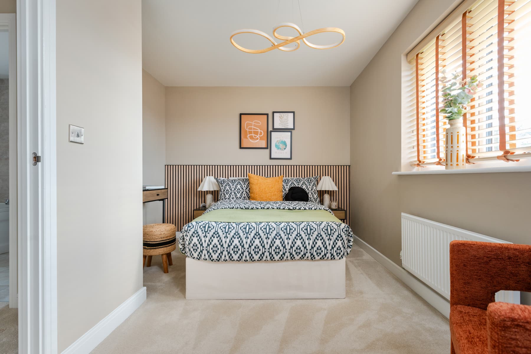 Bedroom 3 is bright and spacious