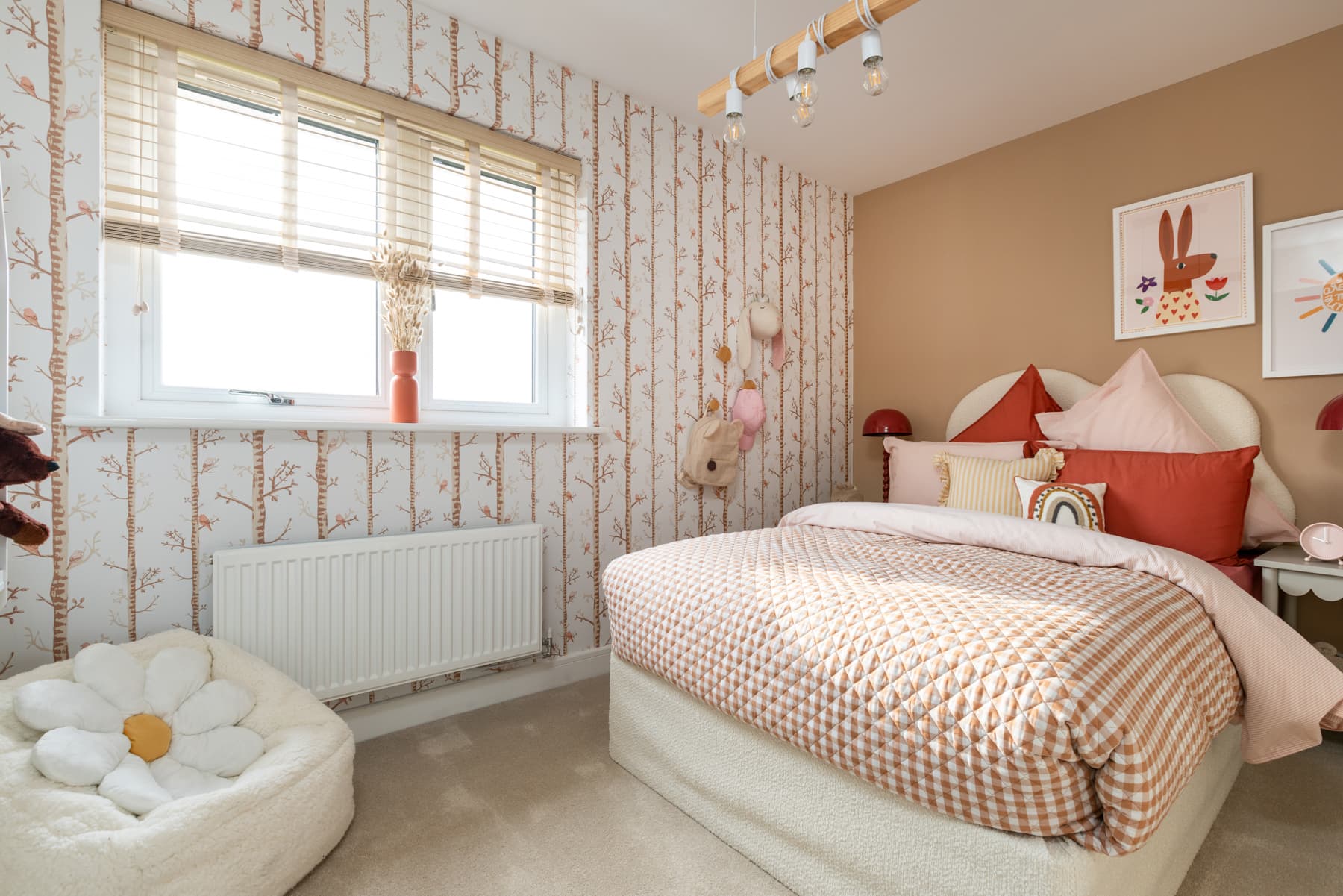 Bedroom 4 is the perfect size for younger children