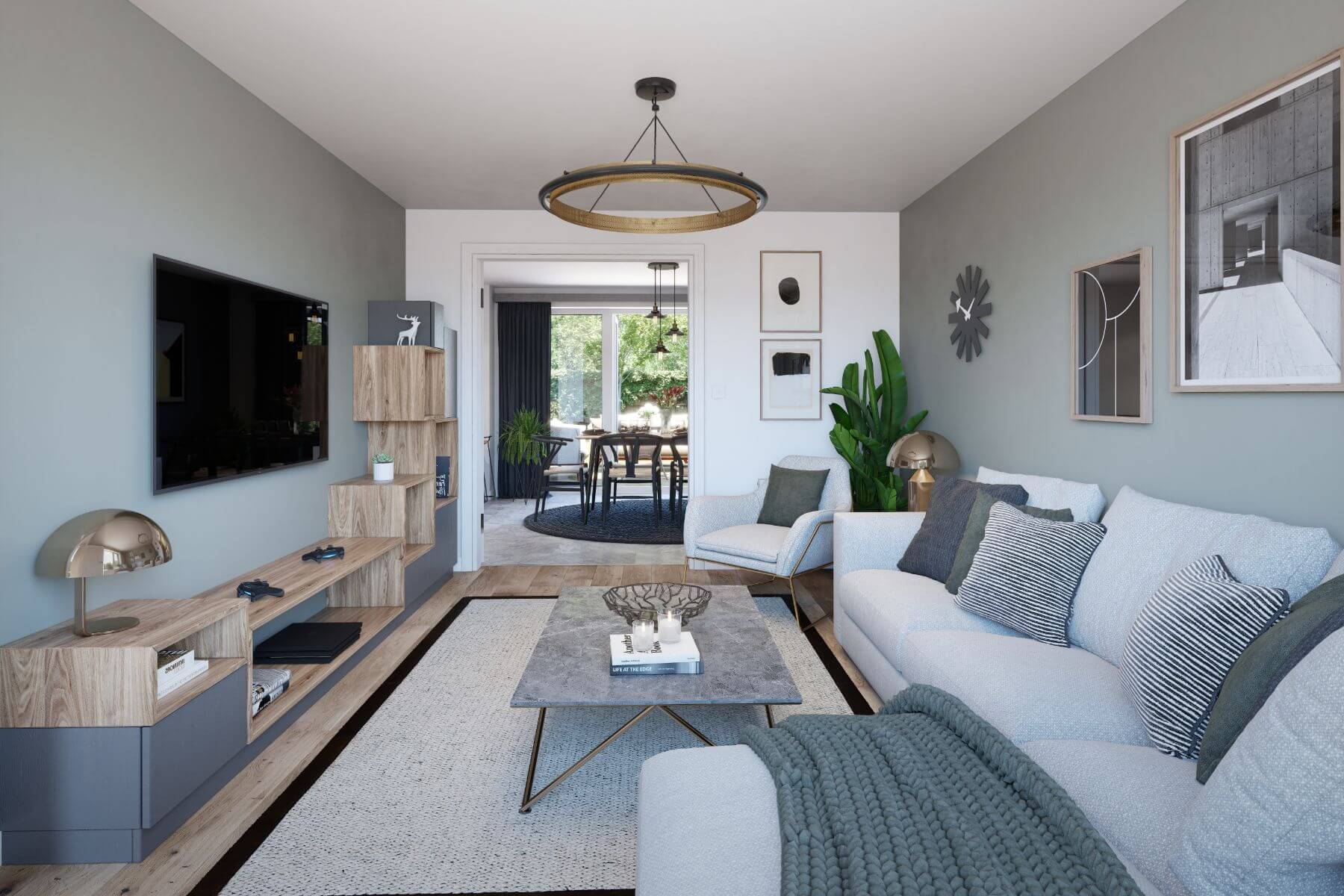 The Rightford - Living Room