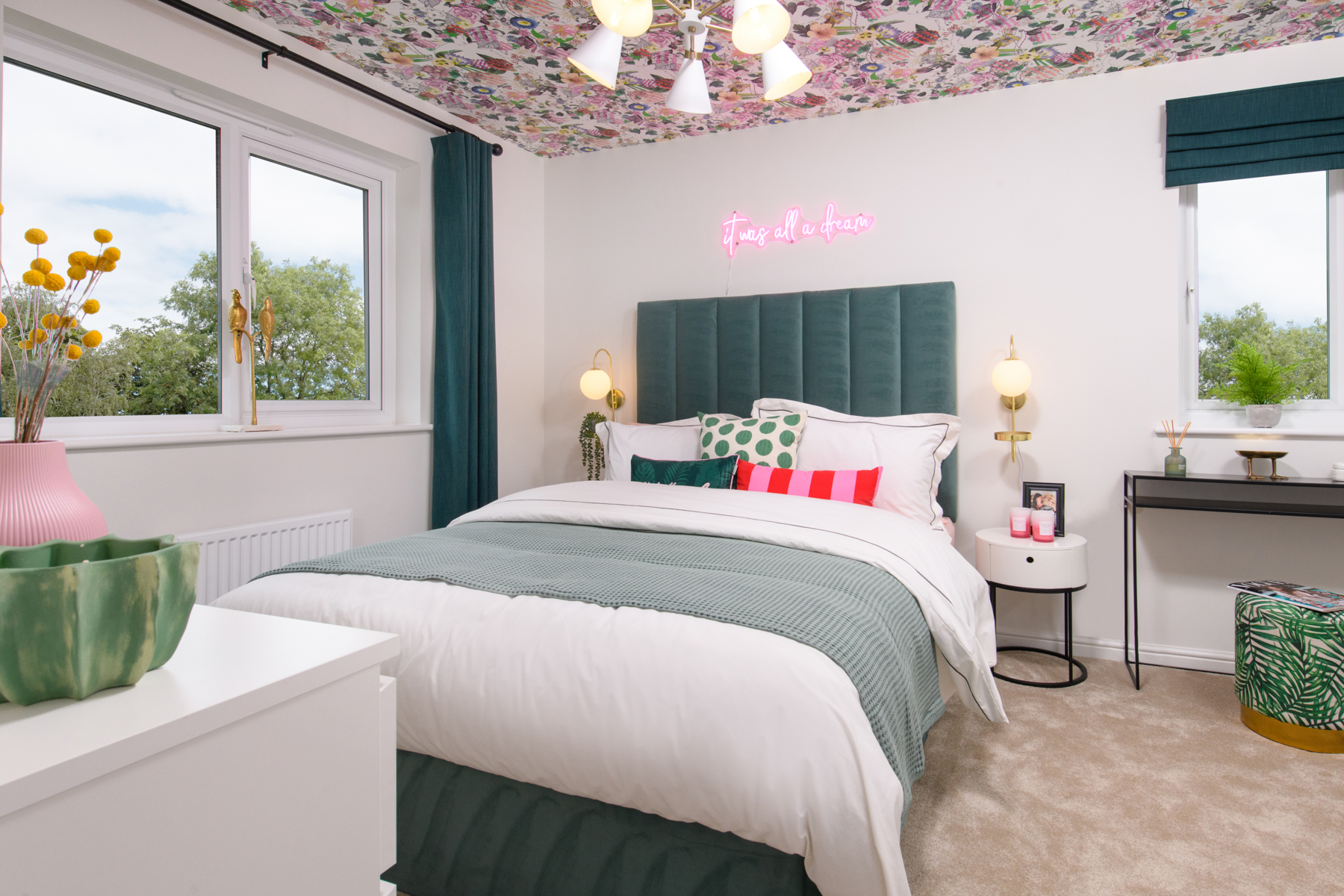 Beautifully styled Easedale bedroom 