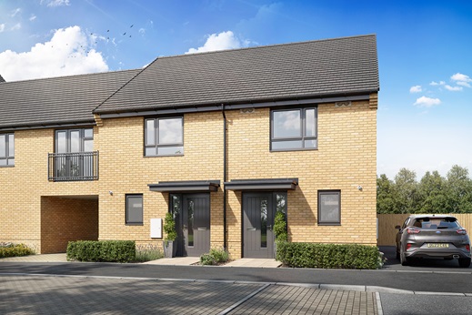 2 bedroom end terrace