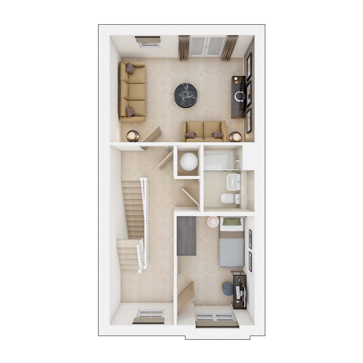 The Altbury first floor plan