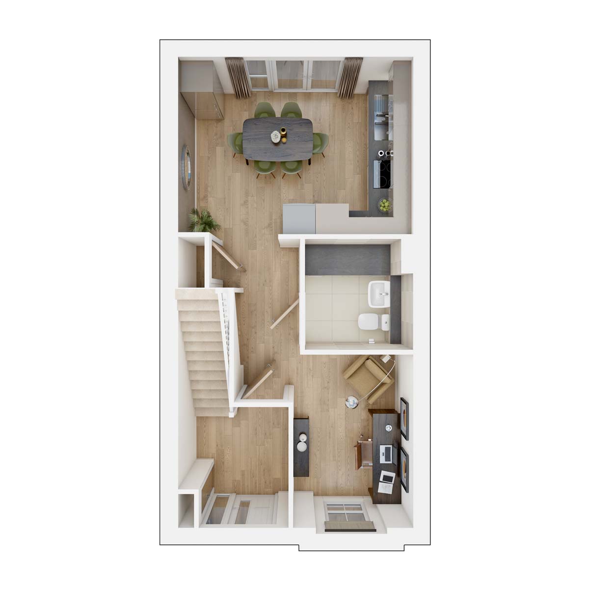 The Altbury ground floor plan