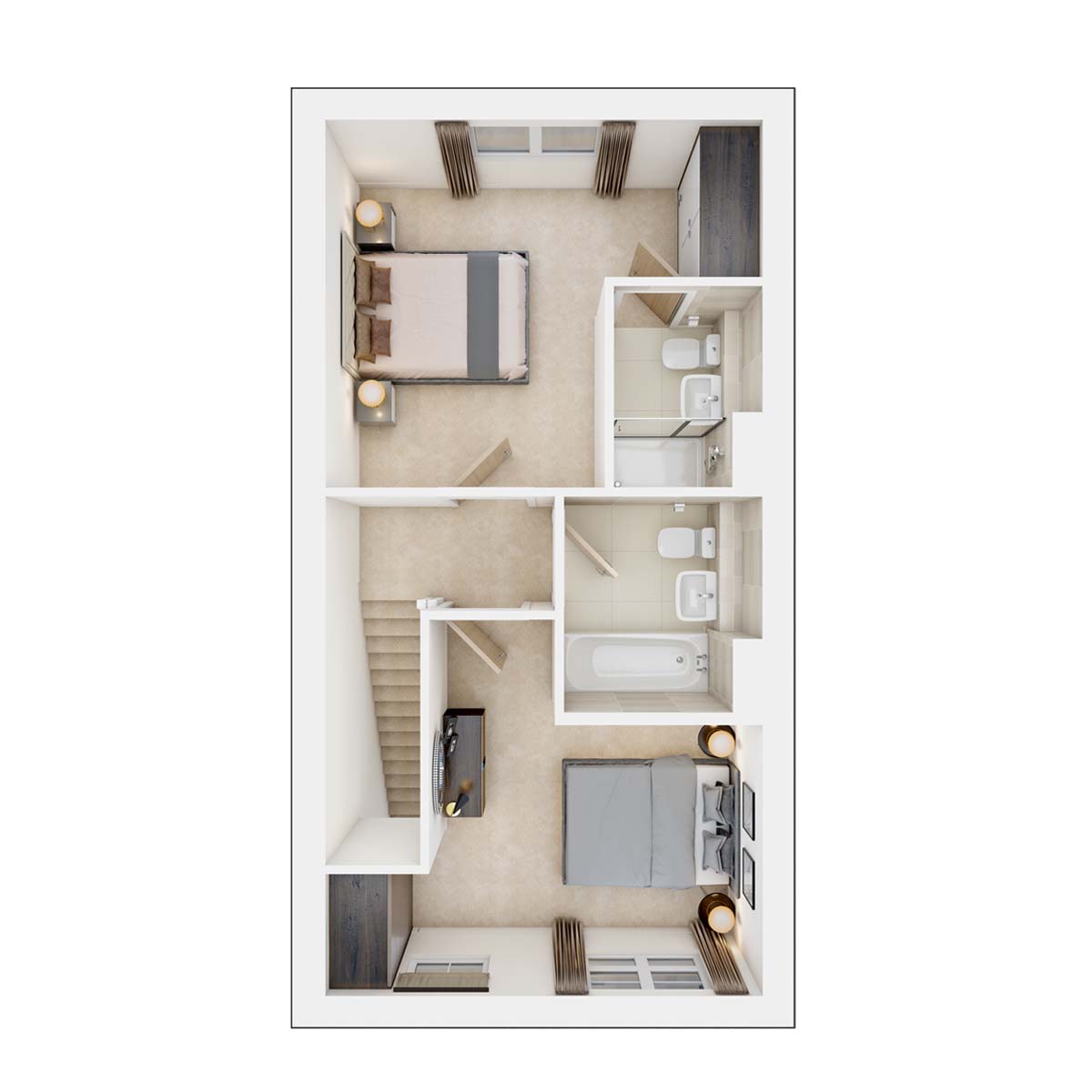 The Altbury second floor plan