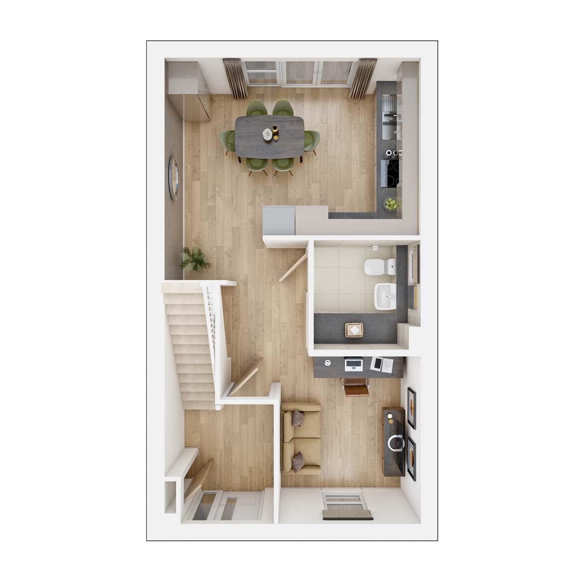 Plot 882 ground floor plan