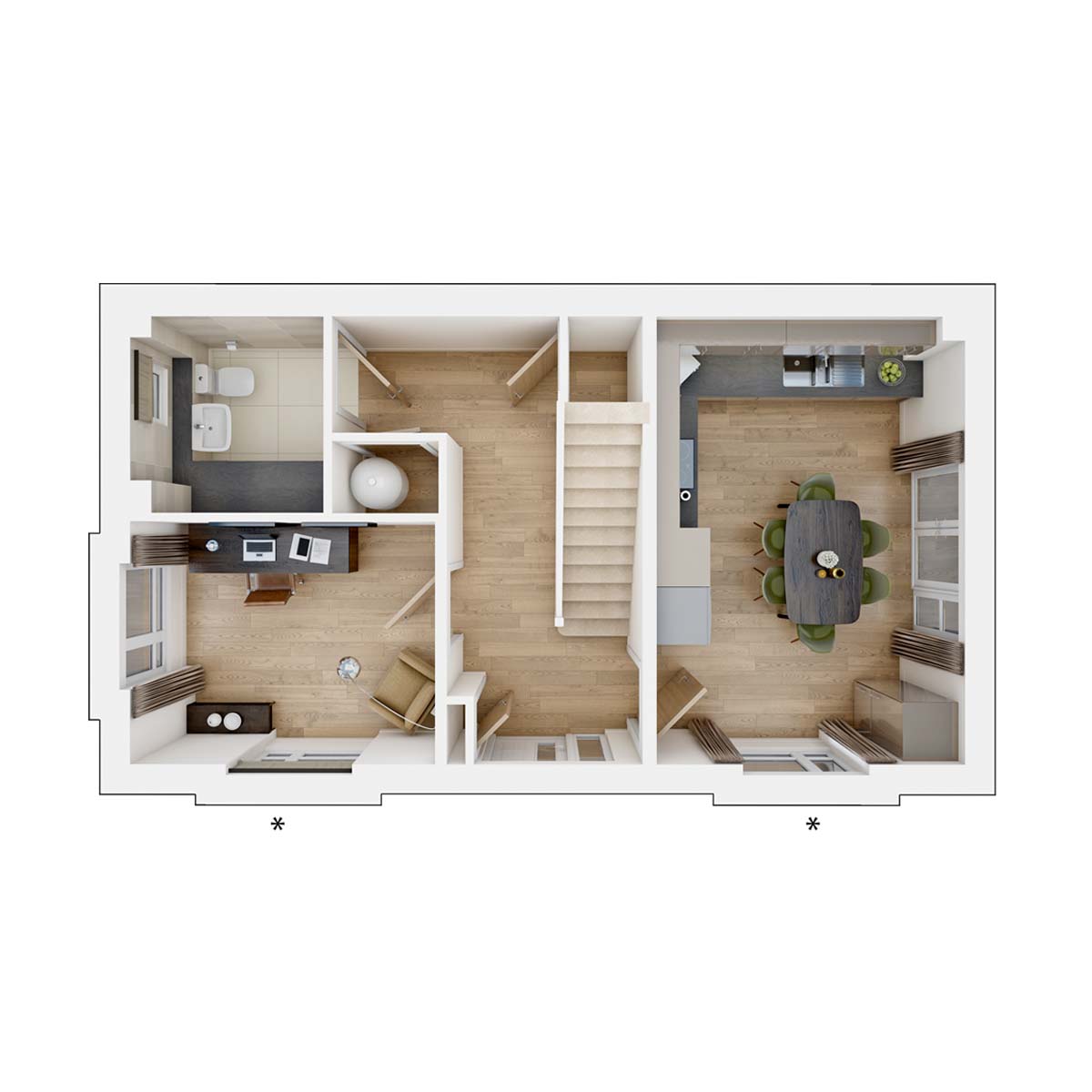 The Elterdale ground floor plan