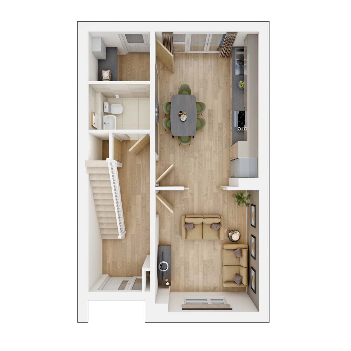 The Tetford ground floor plan