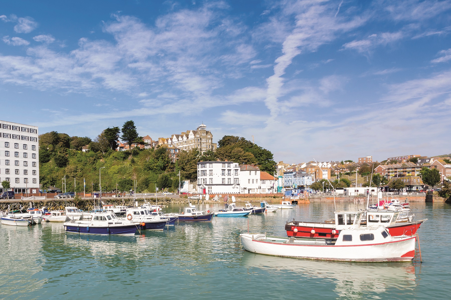 Explore Folkestone's charming town centre & harbour nearby