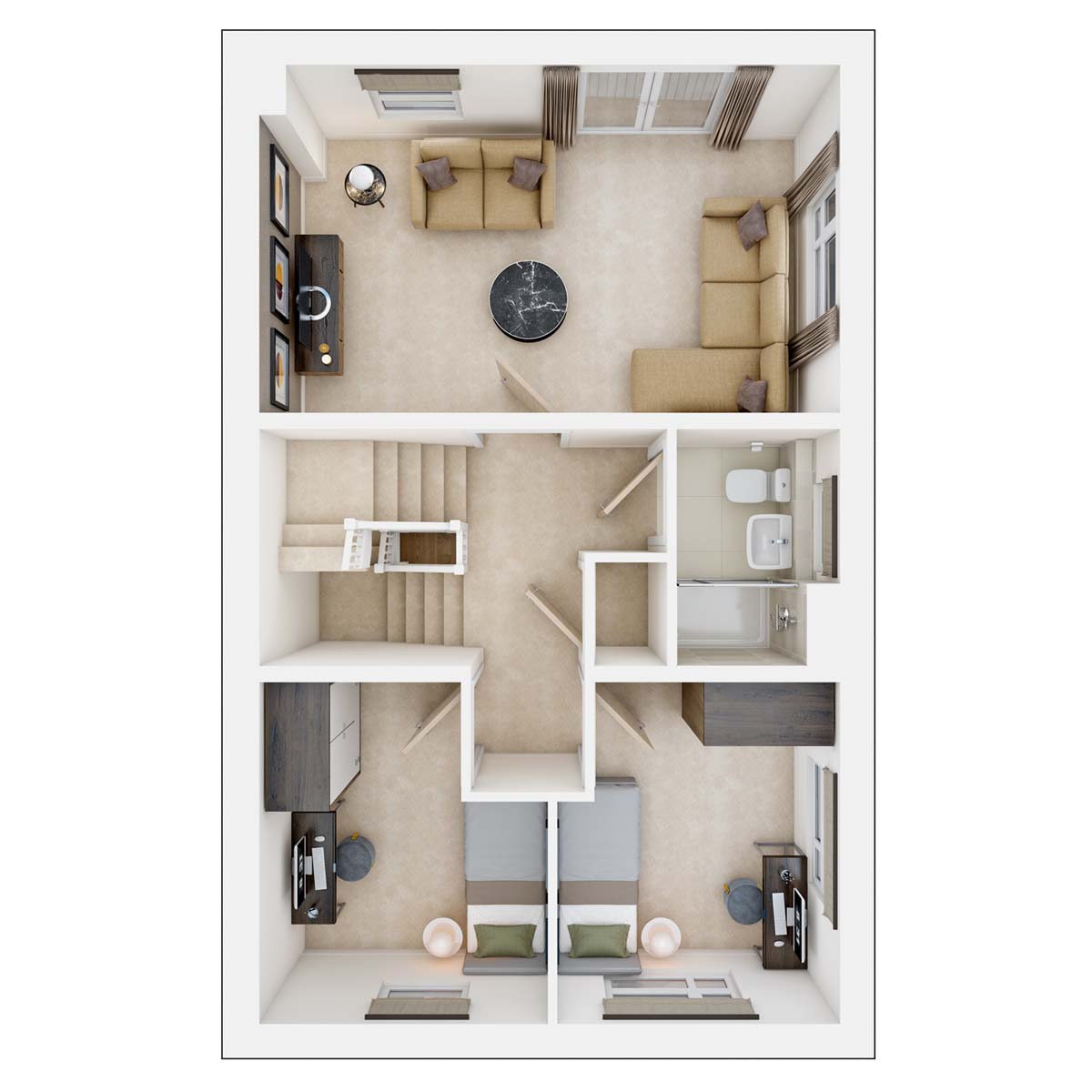 The Fentdale first floor plan