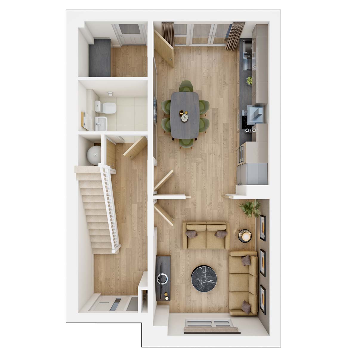 The Tetford ground floor plan