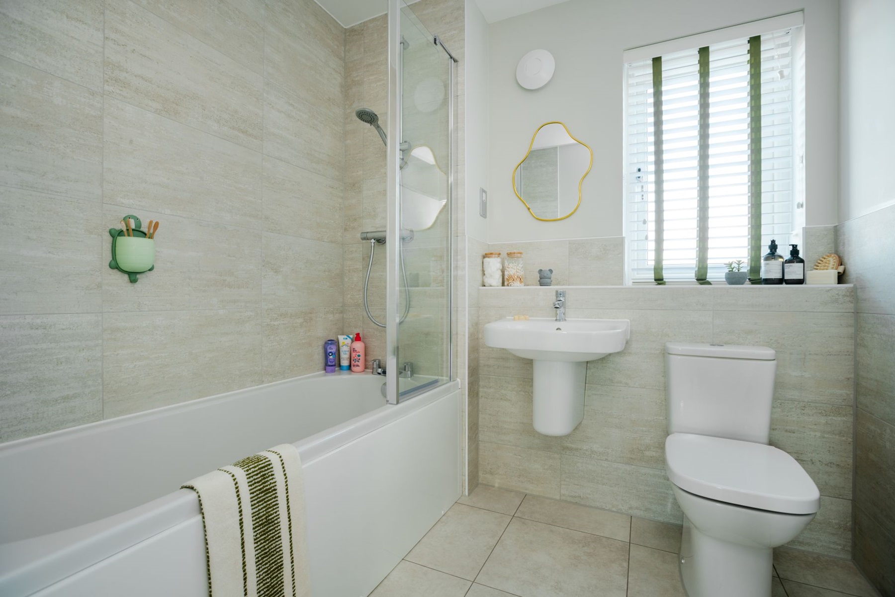 A modern family bathroom