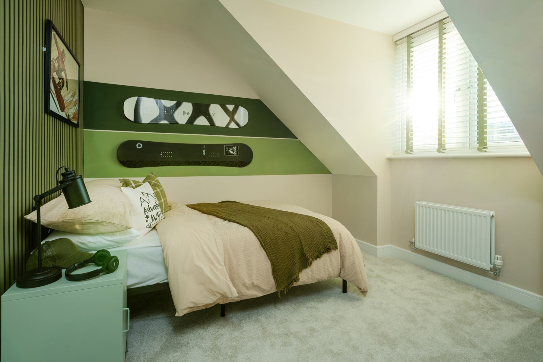 An additional double bedroom on the second floor