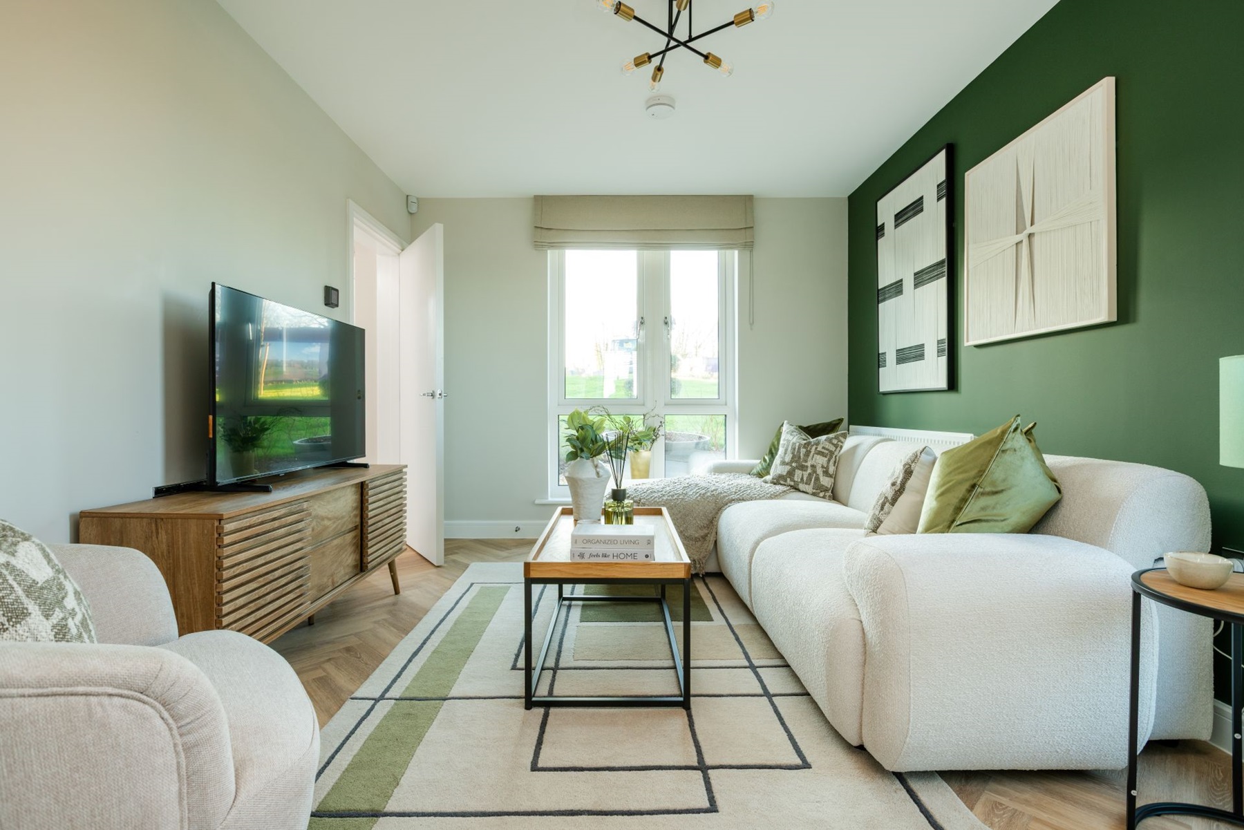 A cosy living room, ideal for movie nights in