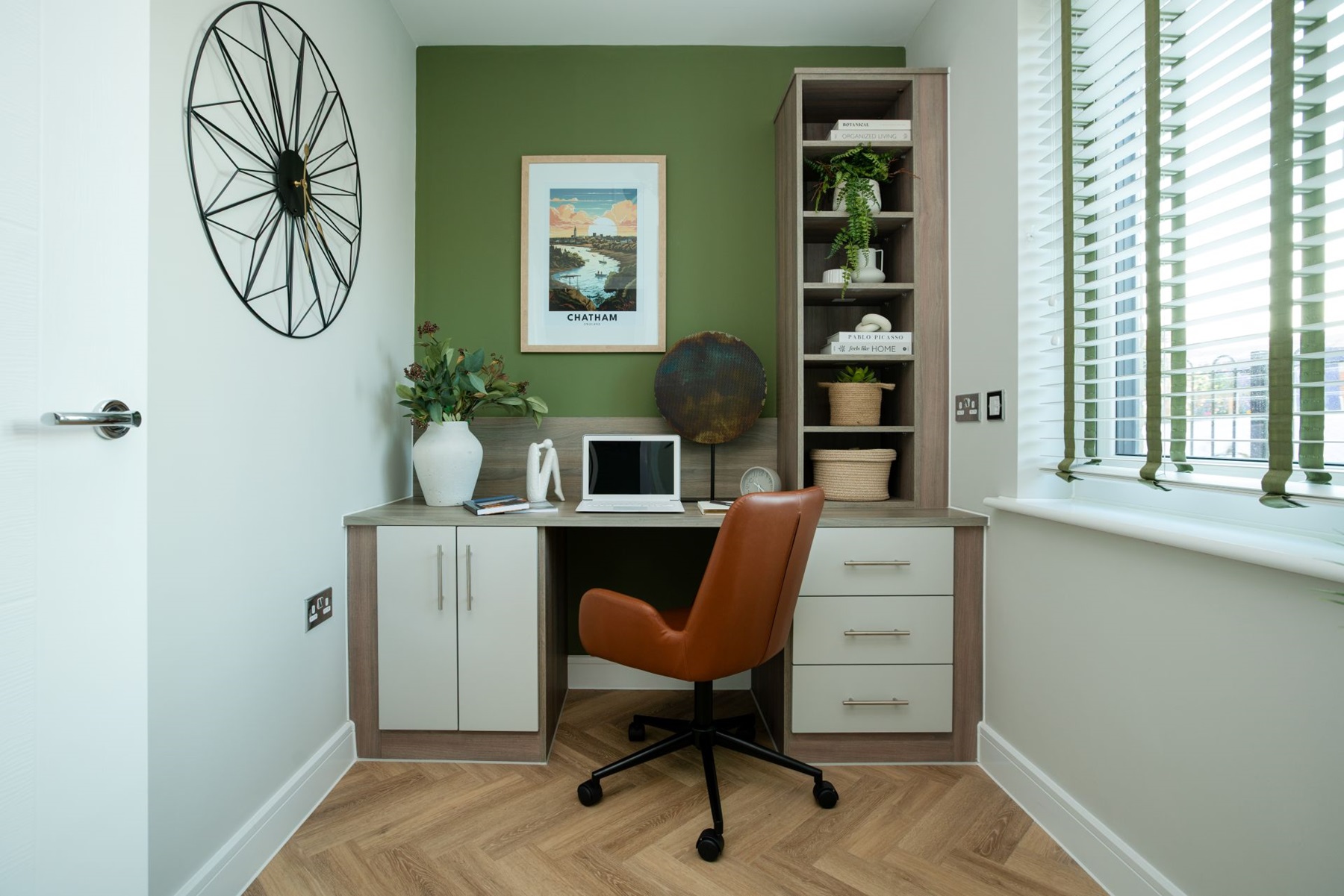 A downstairs study, making home working that bit easier