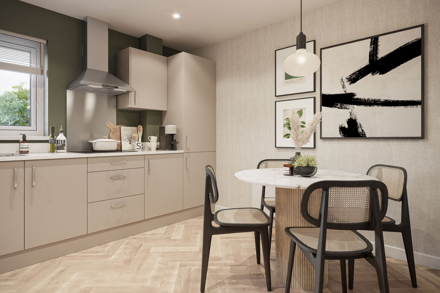 Dining space to enjoy meals