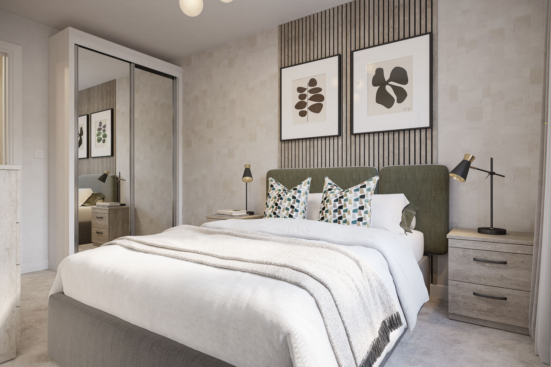 Spacious second bedroom