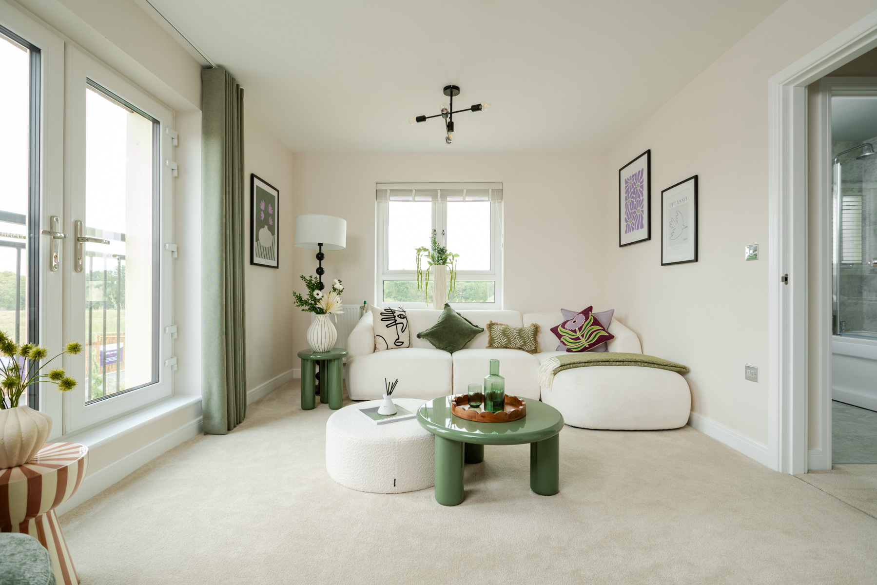 Generous living space for relaxing and spending time together